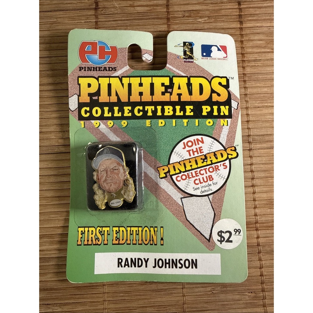 Randy Johnson Diamondbacks Pinheads 1999 MLB Collectible Pin Sealed
